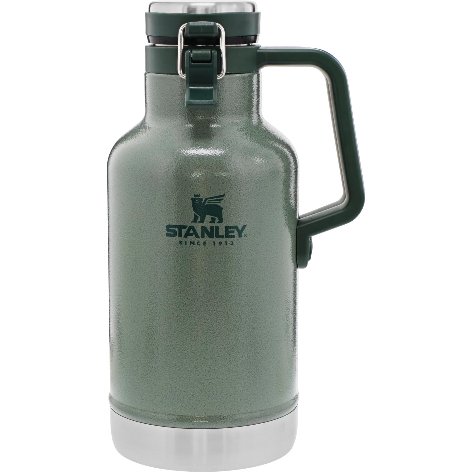 Термос для пива STANLEY (10-01941-099) Classic EASY-POUR GROWLER "темно-зеленый" 1,9л /нержавеющая сталь/с собой/в поход/в подарок/в машину/на природу/туризм/в поездку