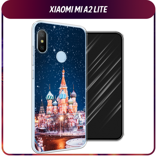 Силиконовый чехол на Xiaomi Redmi 6 Pro/6 Plus/Mi A2 Lite / Сяоми Редми 6 Про/6 Плюс/Ми A2 Лайт Москва 1 силиконовый чехол на xiaomi redmi 6 pro 6 plus mi a2 lite сяоми редми 6 про 6 плюс ми a2 лайт радужный кружевной узор прозрачный