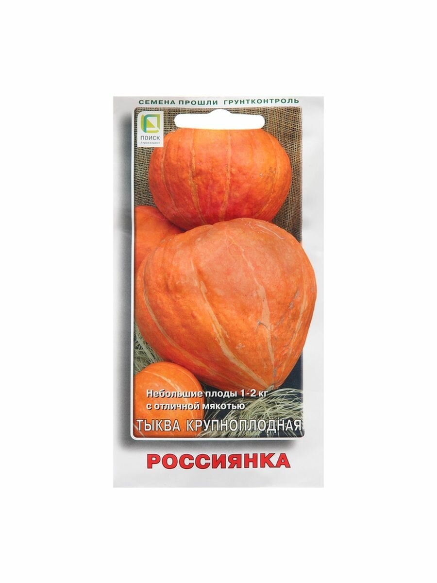 5 упаковок Семена Тыква крупноплодная Россиянка  10 шт