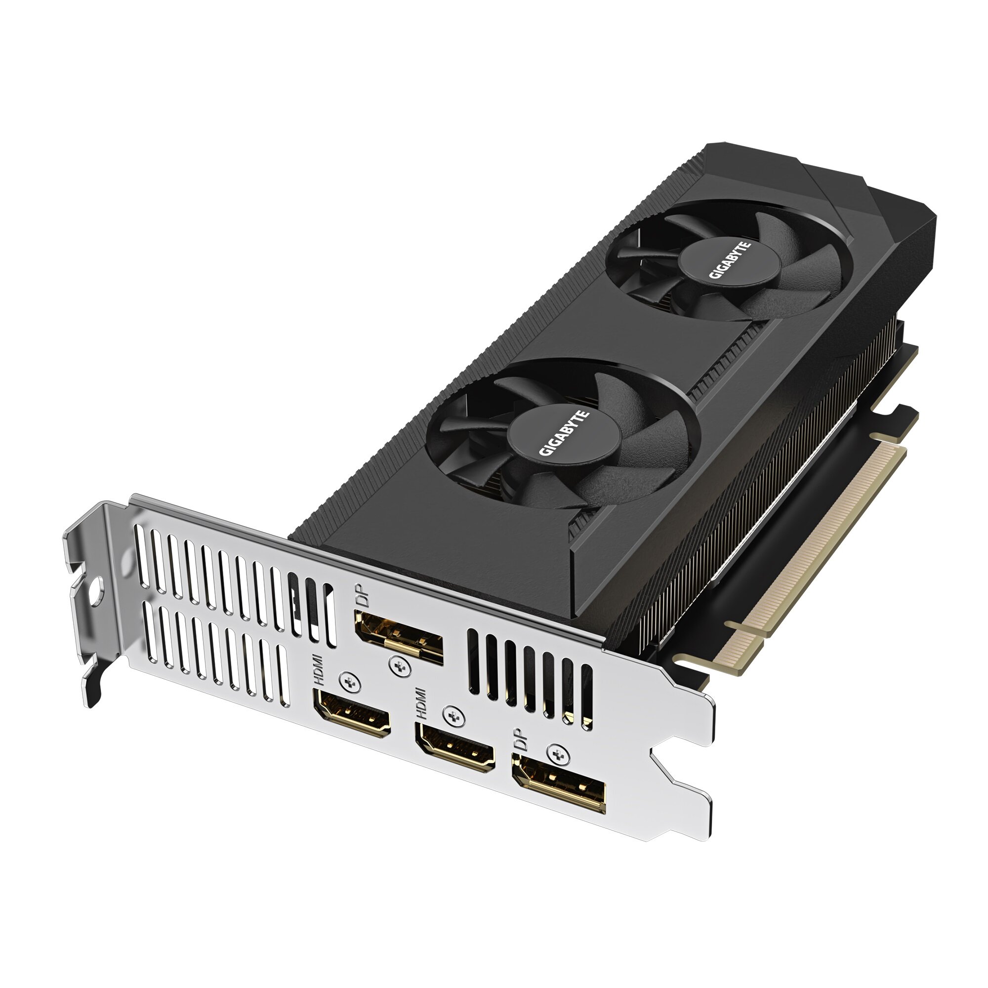 Видеокарта PCI-E GIGABYTE 6GB GDDR6 96bit 8nm 1042/14000MHz 2*HDMI/2*DP - фото №2