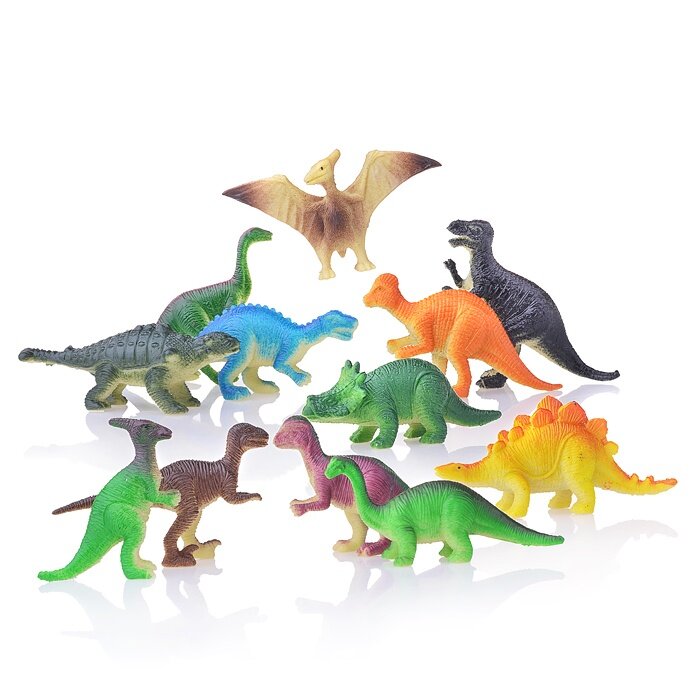 Набор животных Играем вместе Динозавры в пакете (12 штук) (9613-12НВ)