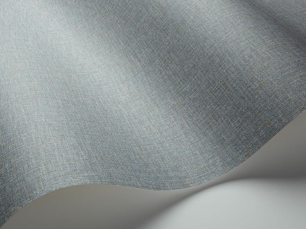 фото Однотонные обои Eco Wallpaper арт. 3928 "Azure Copper" с эффектом карандашной штриховки