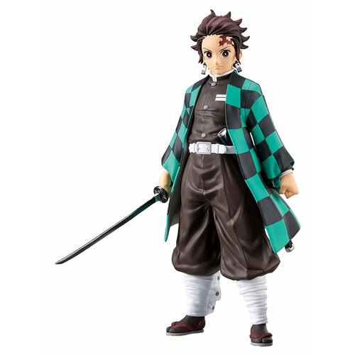 Фигурка Banpresto Клинок рассекающий демонов Kimetsu No Yaiba Tanjiro Kamado 4983164194609 ремень на шею рассекающий демонов kimetsu no yaiba шнурок для мобильного телефона аксессуары для косплея ремешок на шею