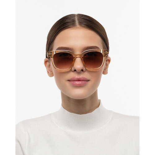 Солнцезащитные очки Optik U, бежевый, пыльная роза