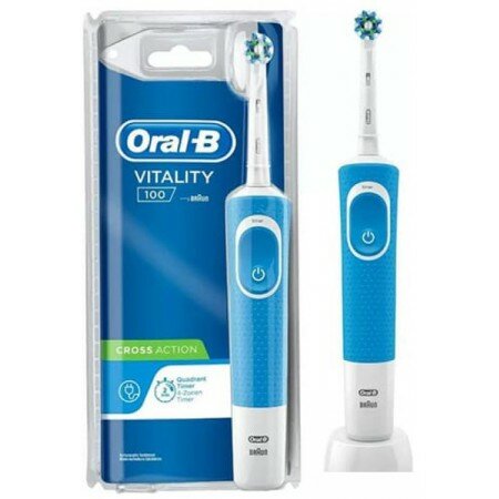 Электрическая зубная щетка Oral-B Vitality 100 CLS (голубой)