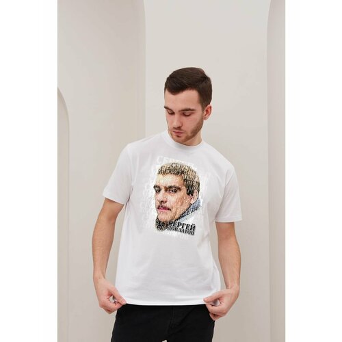 Футболка, размер XXXL, белый, зеленый, синий