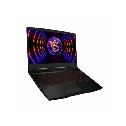 Ноутбук 156 MSI GF63 Thin 12UC-1047XRU Intel Core i5-12450H 33 ГГц RAM 8 ГБ SSD 256 ГБ NVIDIA GeForce RTX 3050 для ноутбуков 4 Гб Без системы черный Русская раскладка 7590000₽