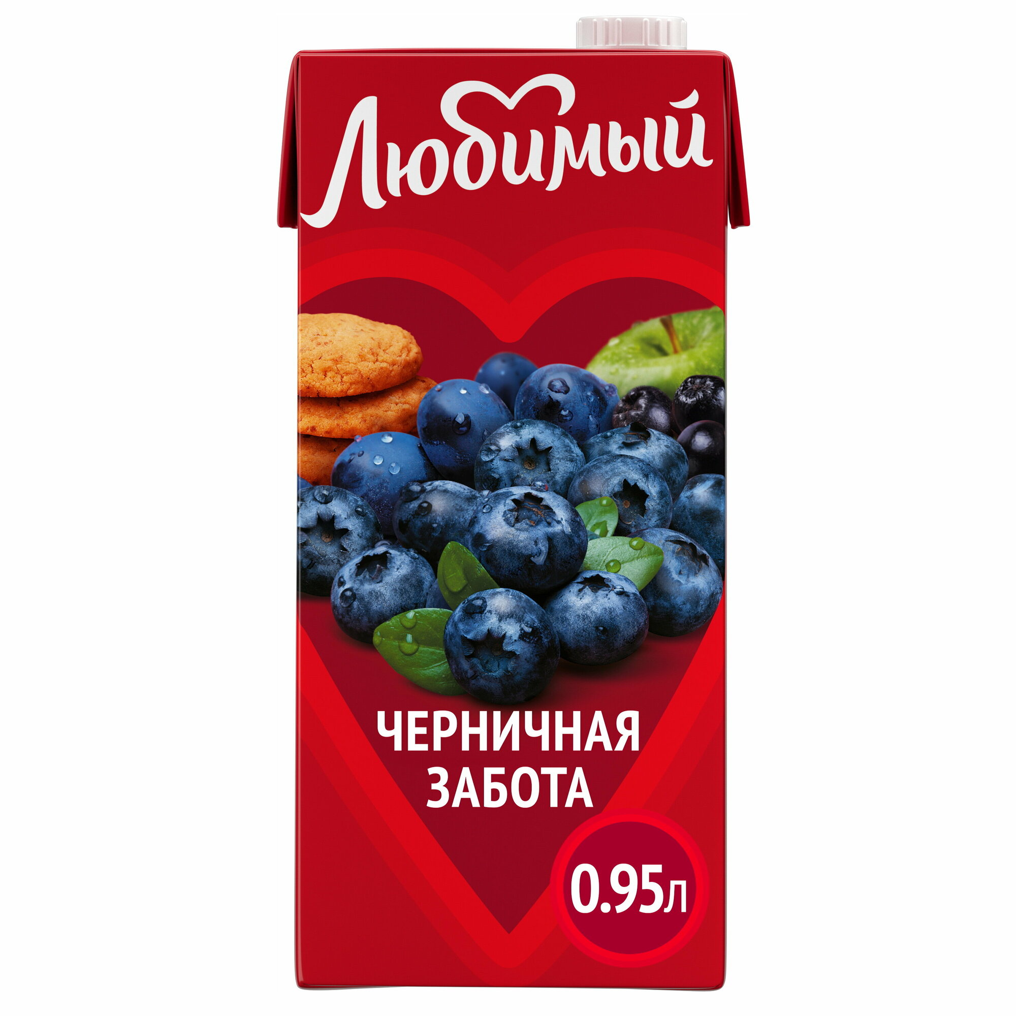 Напиток Любимый Черничная забота 0.95л - фото №8