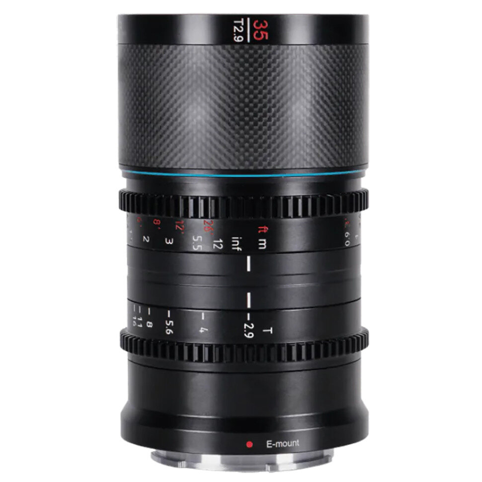 Объектив Sirui Saturn 35mm T2.9 1.6x FF Anamorphic RF-mount (Blue Flare)