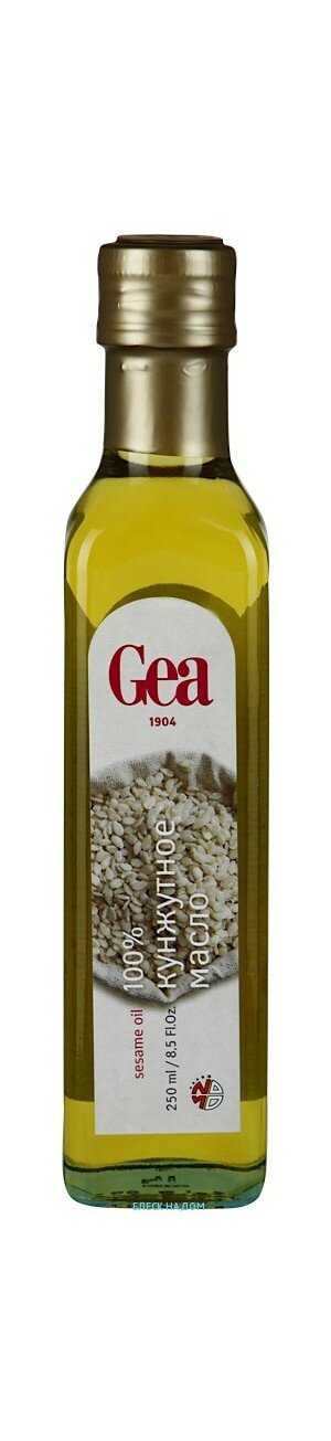 Масло кунжутное gea нерафинированное, 0.25 л