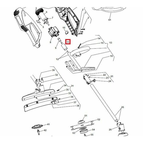 Переходник электрокосы Alpina ETB 1000 6985064