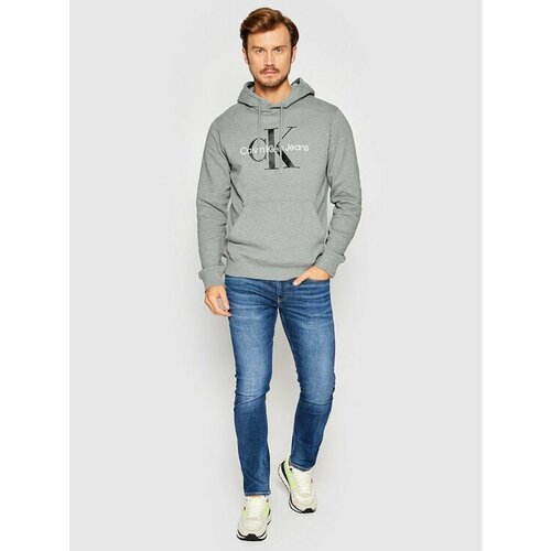 Худи Calvin Klein Jeans, размер XXL [INT], серый