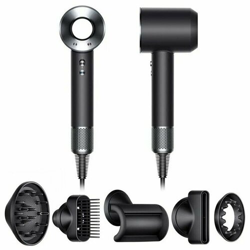 Фен для волос Super Hair Dryer профессиональный Стайлер для укладки Набор для укладки волос 5 насадок 265000₽