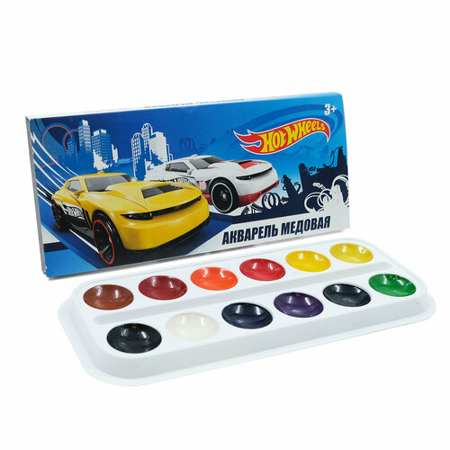 Акварель медовая 12 цветов Hot Wheels акварель медовая 12 цветов hot wheels