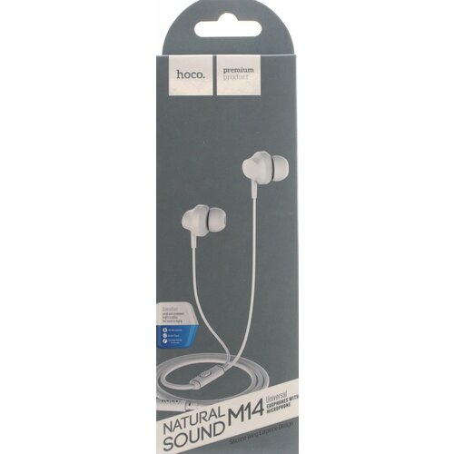 Наушники HOCO M14 с микрофоном Белые 43300₽