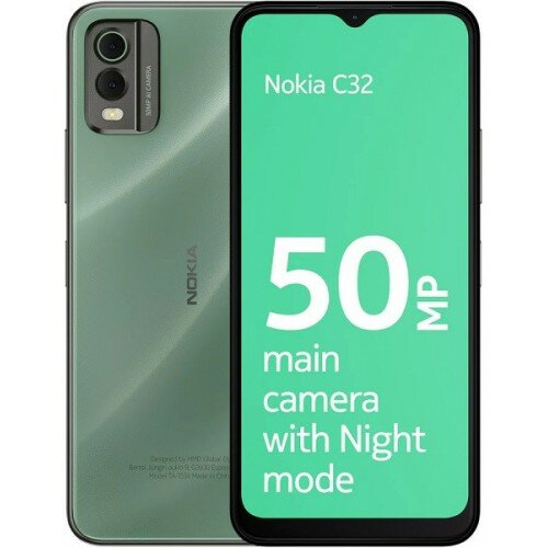 Смартфон Nokia C32, 4/64Gb Global, Autumn Green