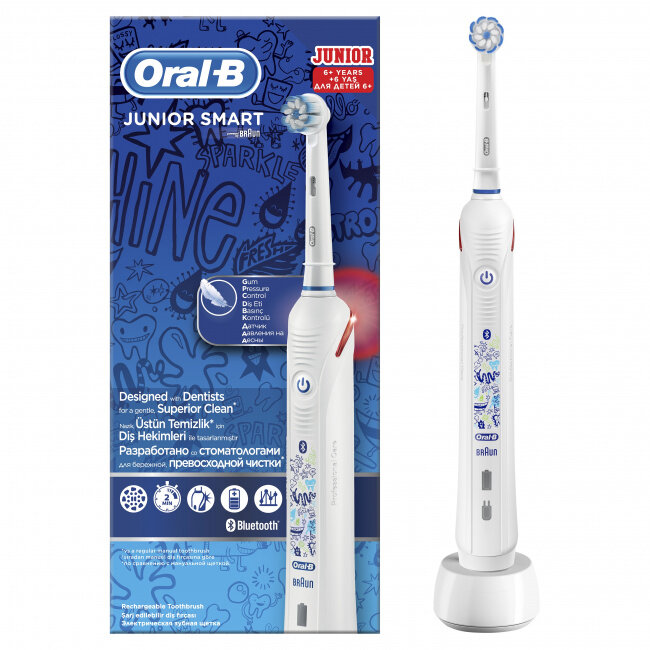 Электрическая зубная щетка Oral-B, Junior Smart