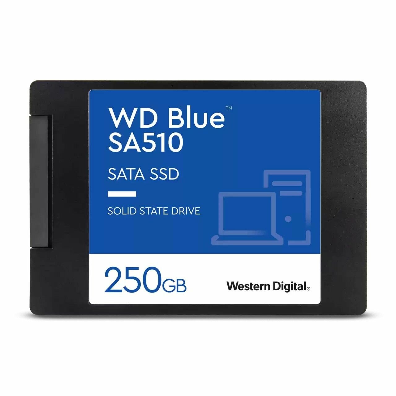 Твердотельный накопитель (SSD) Western Digital 250Gb Blue SA510 2.5" SATA3 (WDS250G3B0A)