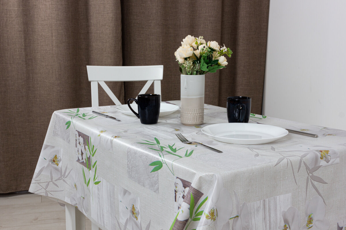 Скатерть Клеенка на стол Colombo Photoprint Орхидея 140x160 см 738