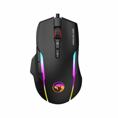 Мышь G945 игровая проводная оптическая RGB 10000 dpi USB 18 м чёрная 454200₽