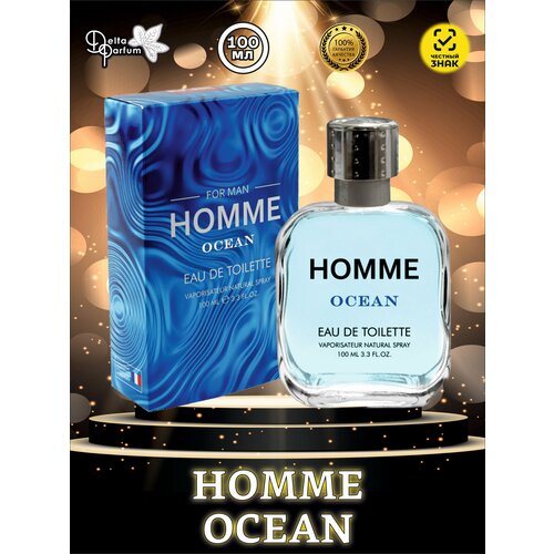 Delta parfum Туалетная вода мужская Homme Ocean, 100мл brand ford delta parfum туалетная вода мужская ocean blue