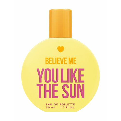 YOUWORLD Believe me You like the sun Туалетная вода жен 50 мл 957₽