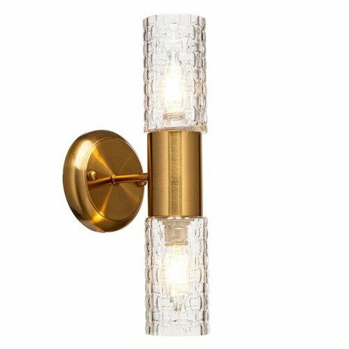 Бра lamplandia viitna 2х40вт е14 металл золотая 11757₽