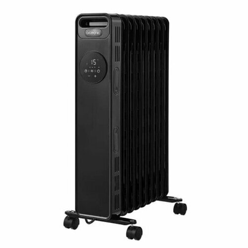 Elektrischer Heizkrper im lbad 2000W OCEANIC - 3 Leistungen - Elektronischer Thermostat - Fernbedienung - Mobil - Schwarz 16160₽