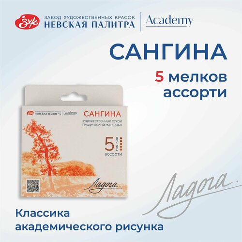 Мелки для рисования Невская палитра Ладога сангина ассорти набор 5 штук 267₽