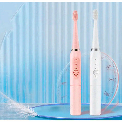 Электрическая зубная щетка Jianpai розовая 45000₽