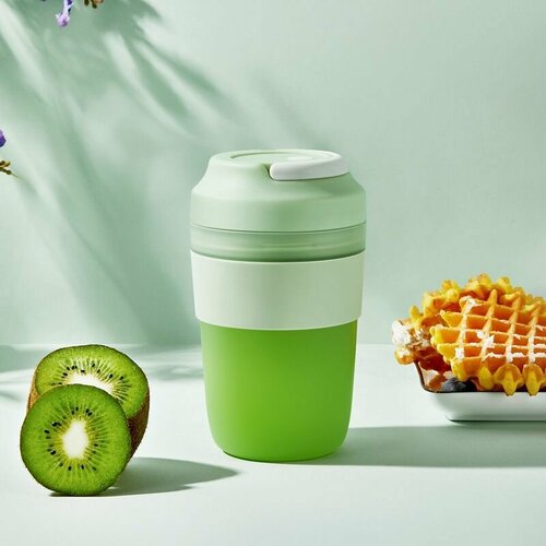 Портативная соковыжималка шейкер Xiaomi Zolele 400 мл зеленый 1900₽