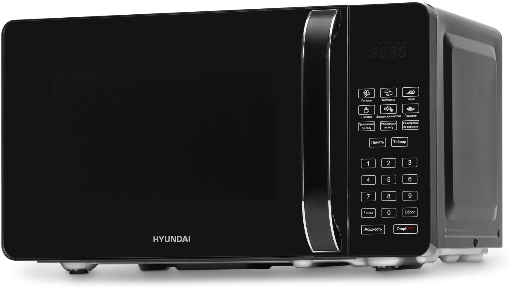 Микроволновая печь Hyundai HYM-D2076, 700Вт, 20л, черный