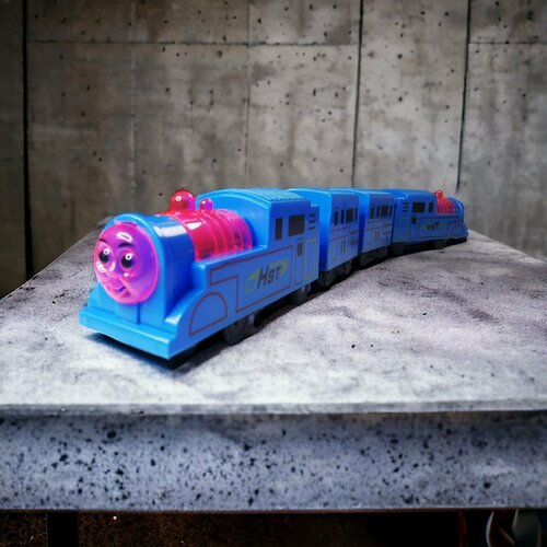 Интерактивный паровозик Томас со звуком и светом 45см игрушка сортер hola паровозик со светом и звуком