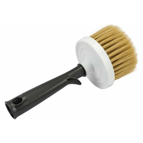 фото Decor маховая кисть d 80 мм, смешанная светлая щетина, пластиковая ручка 11612562