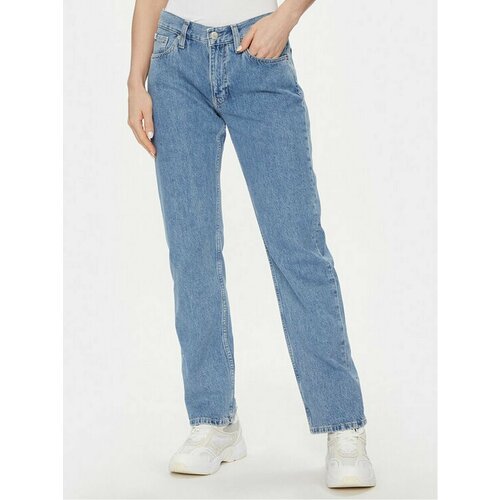 Джинсы Calvin Klein Jeans, размер 26.30 [JEANS], голубой джинсы rrl low straight jean