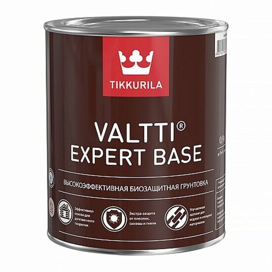 Грунт-антисептик Tikkurila Valtti Expert Base (Валтти Эксперт База) 09л бесцветный