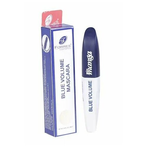 Farres cosmetics Тушь для ресниц Blue Volume c пушистой щеточкой ярко-синяя 480₽