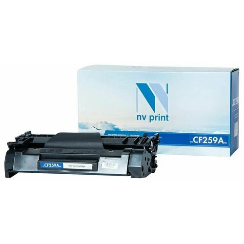 Лазерный картридж NV Print CF259A черный ресурс 3 000 страниц без чипа картридж nv print картридж nv print cf259a 59a без чипа черный для hp laserjet pro m304 m404 m428 3к nv cf259anc 3000 стр черный