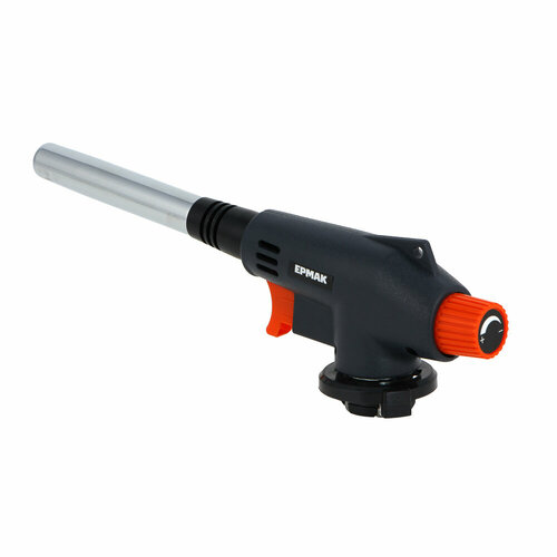 Ермак Горелка газ с пьезо цанг захват узк сопло пласт латунь для пайки резак 20х6х4см 910₽