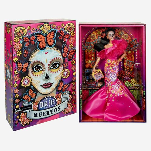 Кукла Barbie Диа Де Муэртос Барби HJX14 кукла barbie dia de muertos 2021 ken барби диа де муэртос 2021 кен