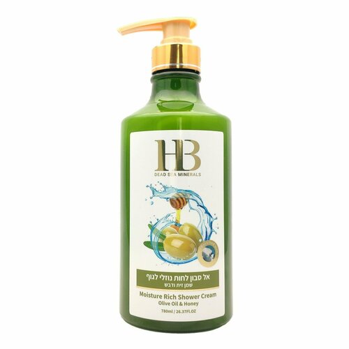 Health & Beauty Увлажняющий крем для душа с оливковым маслом и медом, 780 мл уход за телом спивакъ крем масло аргана