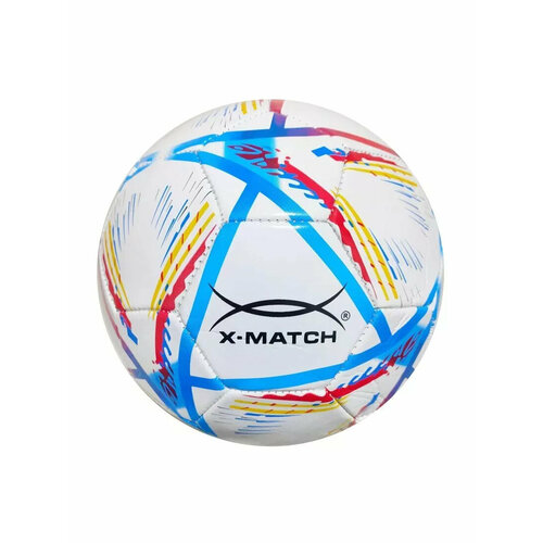 мяч футбольный x match размер 5 покрышка 1 слой 1 6 мм pvc испания 56474 Мяч футбольный X-Match размер 5 покрышка 1 слой PVC 1.6 мм 57101