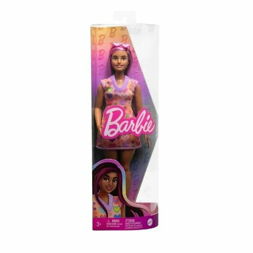 Кукла Barbie Fashionistas с розовыми волосами HJT04