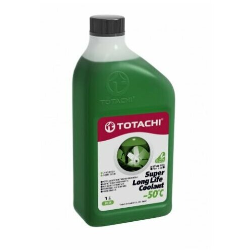 Охлаждающая жидкость TOTACHI SUPER LLC Green -50C 1л 41701