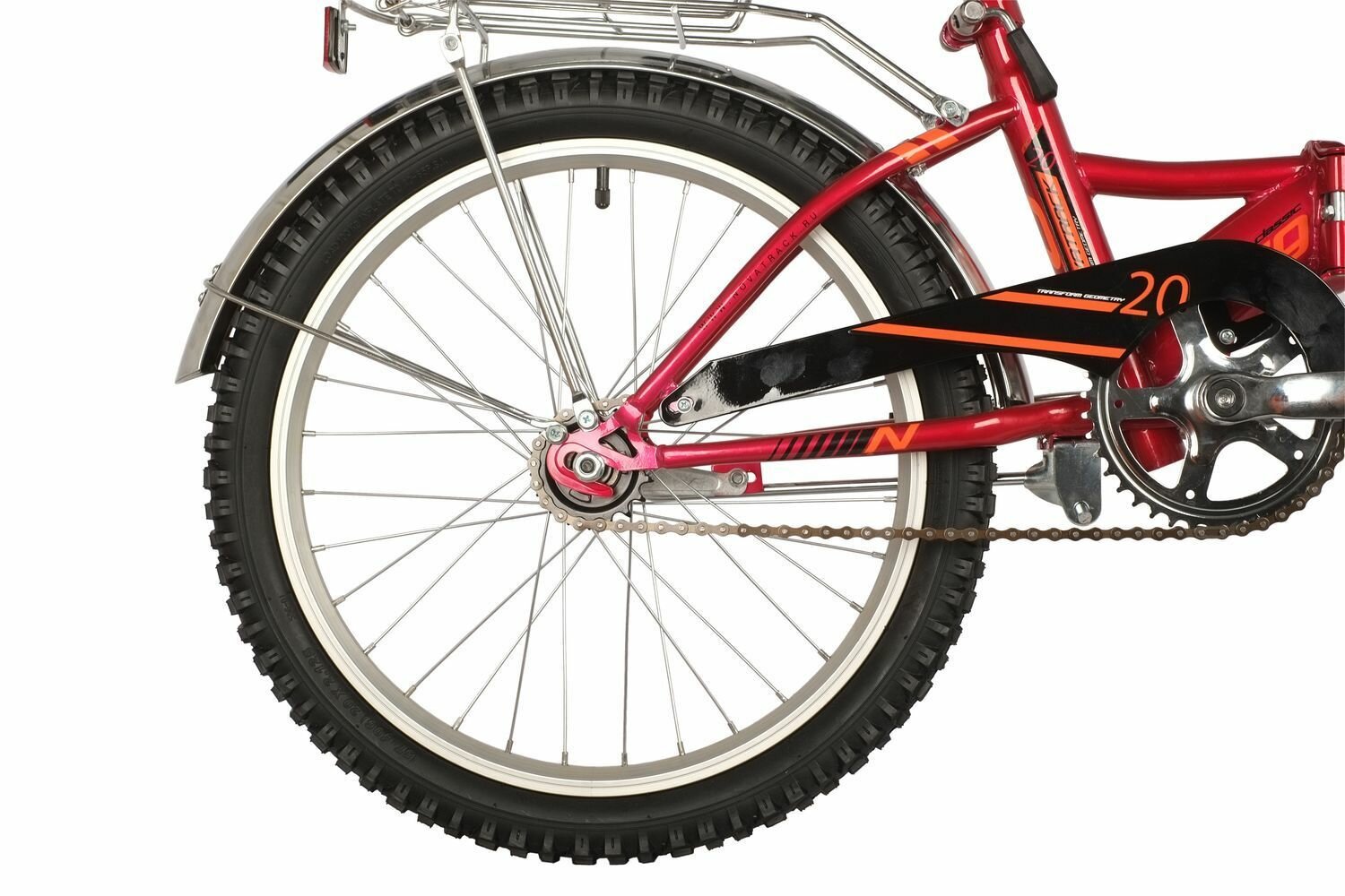 Велосипед Novatrack TG-20 (2020) городской складной кол.:20" красный 12.7кг (20FTG201.RD20) - фото №8