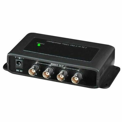 Усилитель-разветвитель видеосигнала HDCVI/HDTVI/AHD SC&T CD104HD усилитель видеосигнала hd sdi sc hlr01p