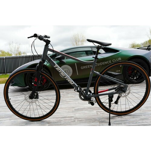 Велосипед горный Time Try ТT1239s 28 Алюминиевая рама Спортивный Взрослый Подростковый Унисекс серый глянец модель 2024 2990000₽