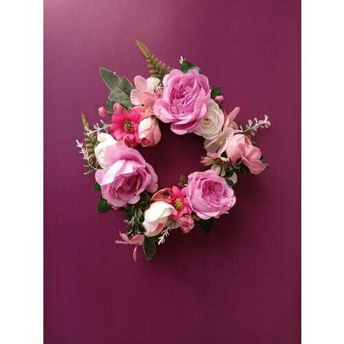 Ароматическая свеча «Пион» в стакане с подсвечником