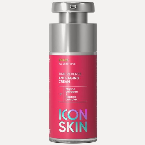Изображение товара Омолаживающий Крем Icon Skin Time Reverse, с Пептидами, Морской Коллаген, 30мл