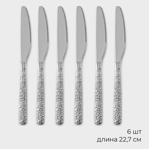 Набор ножей столовых из нержавеющей стали 6 шт 1550₽